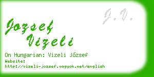 jozsef vizeli business card